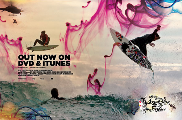 Scratching The Surface Ad Surfer Magazine / Waves / Surf Europe