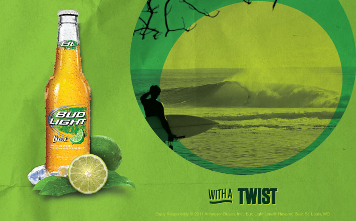 Bud Light Lime - "Bud Light - With a Twist" Campaign.  